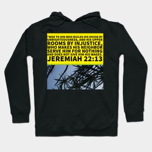 7Sparrows Justice - Jeremiah 22:13 Hoodie